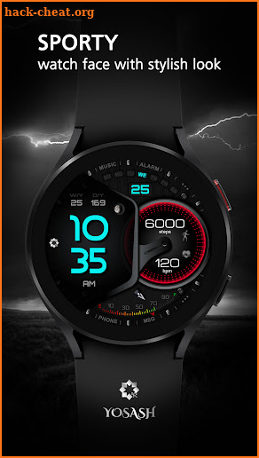 W305 Watch Face - YOSASH screenshot