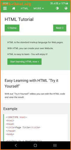 W3Schools screenshot