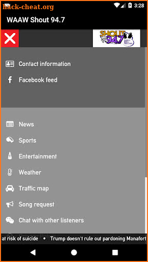 WAAW Shout 94.7 screenshot