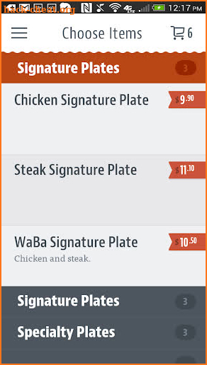 WABA GRILL screenshot