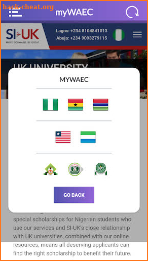 WAEC NECO JAMB RESULT CHECKER | UK SCHOLARSHIP HUB screenshot