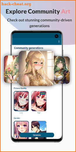 WaifuPix - AI Art Generator screenshot