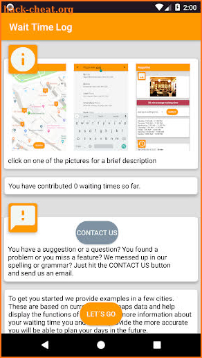 Wait Time - log restaurant and other wait times screenshot
