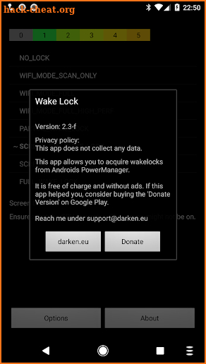 Wake Lock - PowerManager screenshot