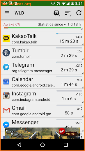 Wakelock Detector [LITE] screenshot