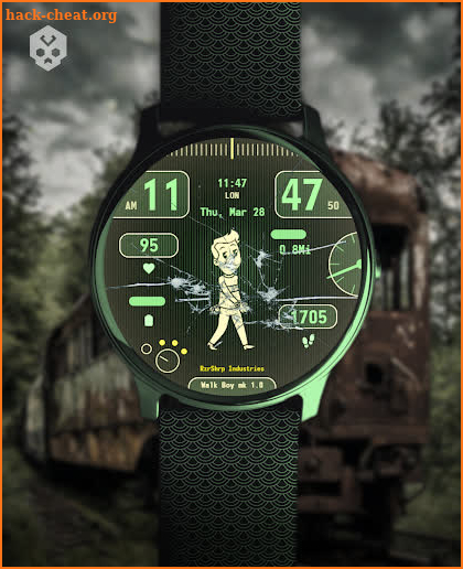 Walk Guy Stats Watch Face screenshot