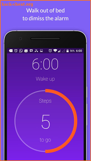 Walk Me Up! Alarm Clock screenshot