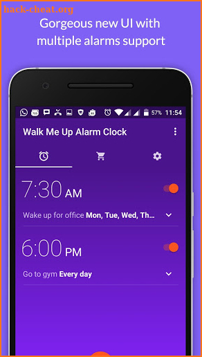 Walk Me Up! Alarm Clock screenshot