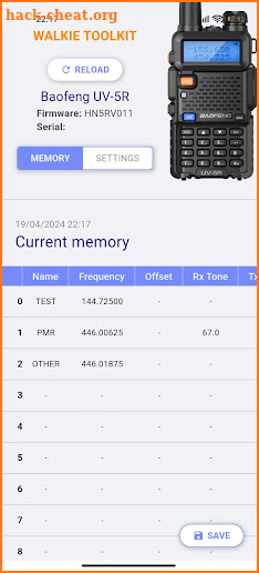 Walkie Toolkit for Baofeng screenshot