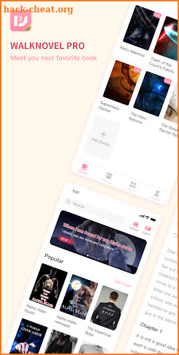 WalkNovel Pro screenshot