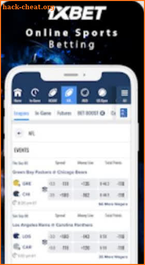 Walkthrough For 1xBet Sports Betting screenshot