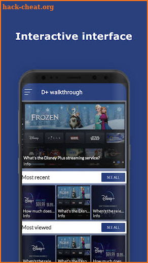 Walkthrough for Disney Plus screenshot