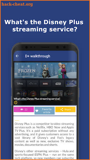 Walkthrough for Disney Plus screenshot