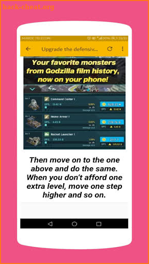Walkthrough for Godzilla Defenses Forces 2019 screenshot