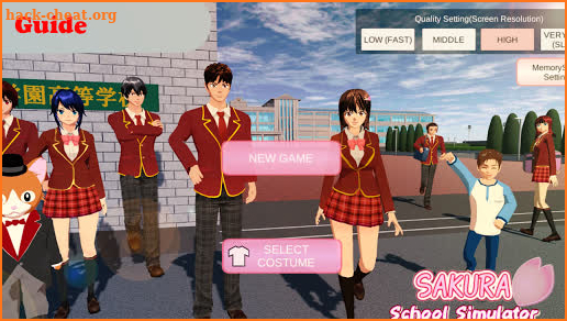 Walkthrough for SAKURA school simulator yandere screenshot