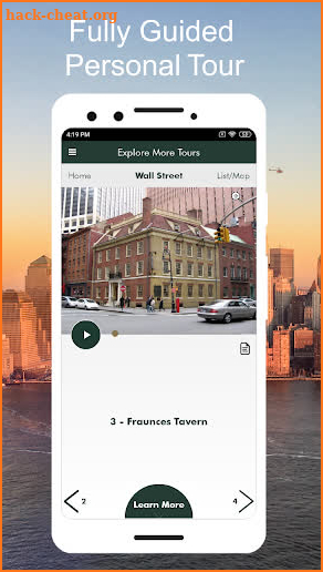 Wall Street NYC GPS Audio Tour screenshot