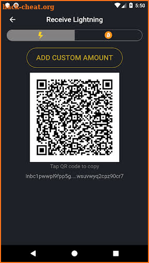 Wallet of Satoshi screenshot