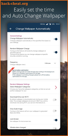 🔥Wallpaper Club Auto Wallpaper Changer screenshot