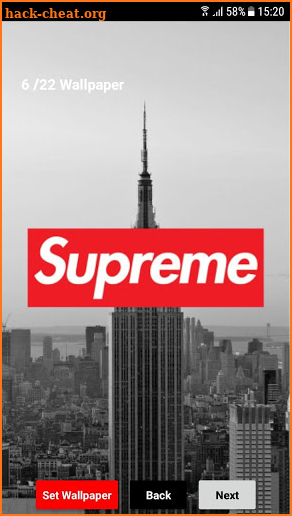 Wallpaper HD Supreme screenshot