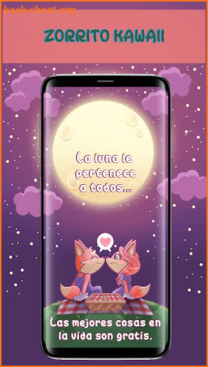 Wallpapers and Phrases Zorrito Kawaii HD screenshot