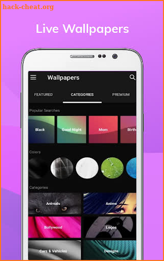 Wallpapers & Ringtones DZGE screenshot