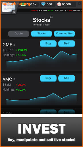 WallStreetBets Simulator screenshot