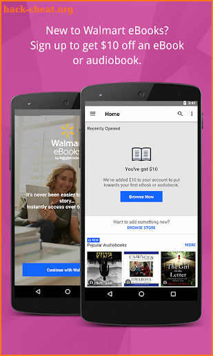 Walmart eBooks screenshot