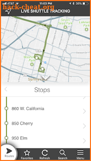 Walmart Shuttle Tracker screenshot