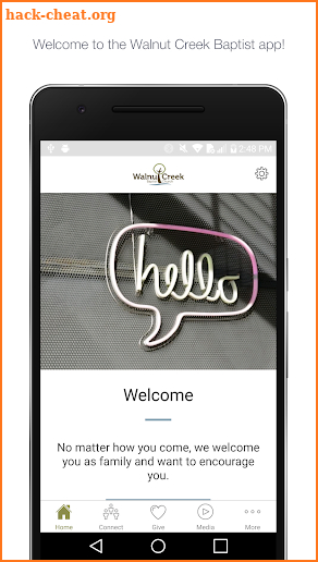 Walnut Creek Baptist screenshot