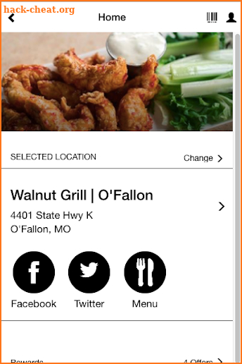 Walnut Grill STL screenshot