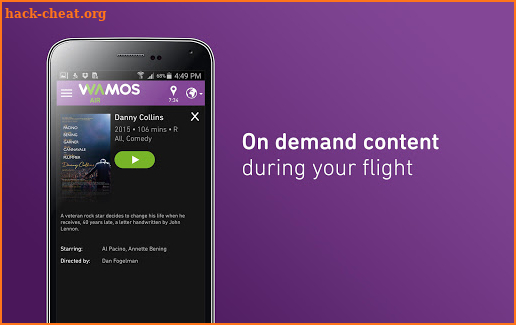 WAMOS Air Entertainment screenshot