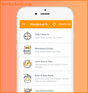 Wanderlust Rewards-Travel Deals, Gift Cards & More screenshot