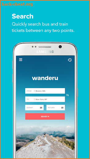 Wanderu screenshot