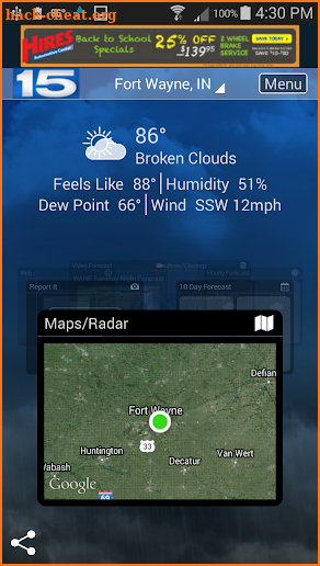 WANE WX screenshot