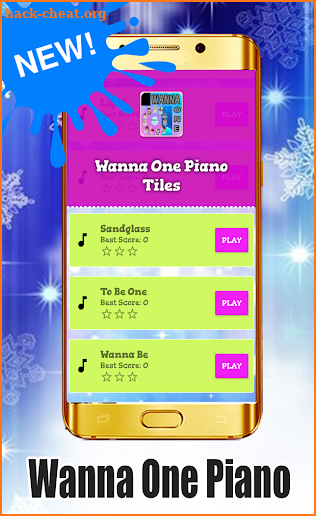 Wanna One Piano TIles screenshot