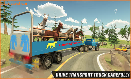 War Horse Transporter Sim 3D - Horse Family Truck screenshot