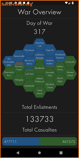 War Report for Foxhole screenshot