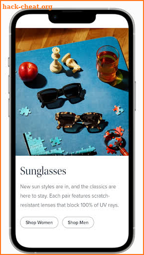 Warby Parker Glasses screenshot