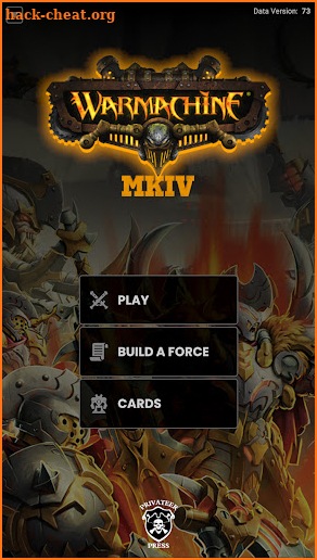 Warmachine App screenshot