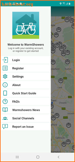 WarmShowers screenshot