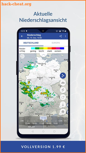 WarnWetter screenshot