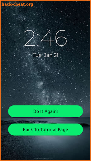 Warp Time Back To The Past Trick Fake Lock Screen screenshot