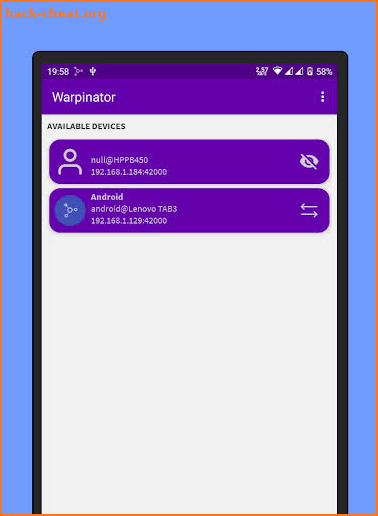 Warpinator for Android (unofficial) screenshot