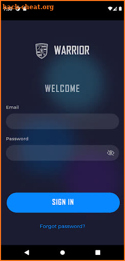 WARRIOR App screenshot