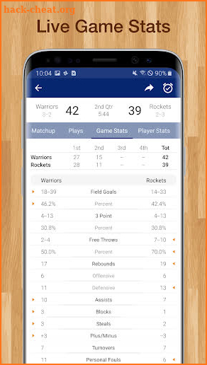 Warriors Basketball: Live Scores, Stats, & Games screenshot