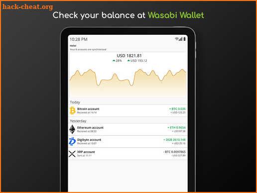 Wasabi Wallet screenshot