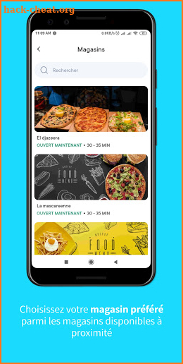 Wasali - Livraison de Repas, Courses et bien plus screenshot