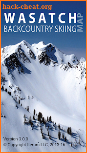 Wasatch Backcountry Skiing Map screenshot