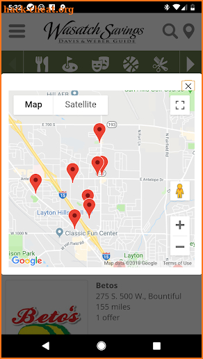 Wasatch Savings Davis-Weber screenshot