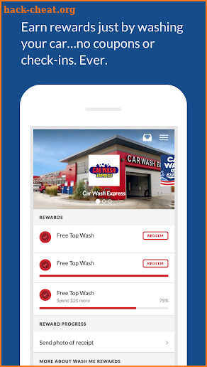 Wash Me Rewards screenshot